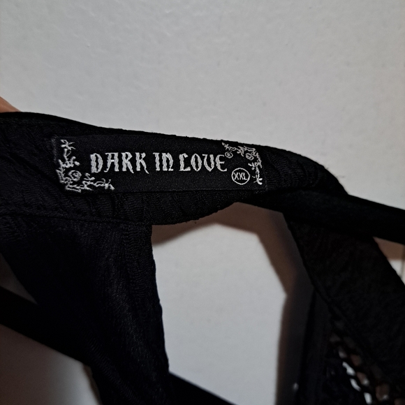 Goth Club Fishnet Top - Picture 4 of 5